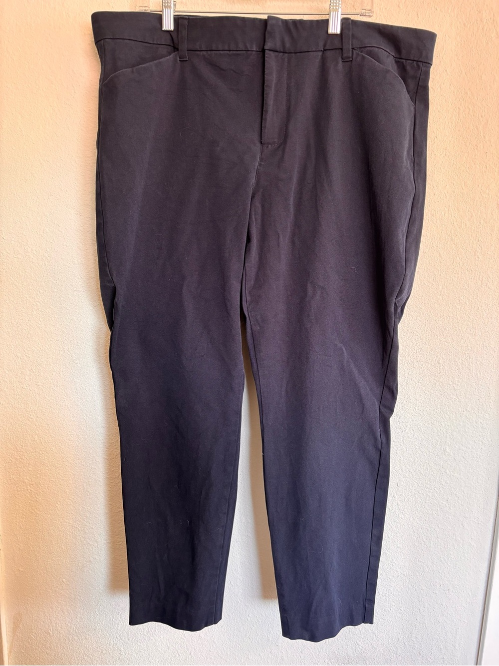 Old Navy Pixie Skinny Ankle Pants Navy Blue Size 20 High Rise
